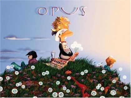 Bestselling Comics (2006) - OPUS: 25 Years of His Sunday Best by Berkeley Breathed - Opus - Spectacle - Sky - Flowers - 25 Years