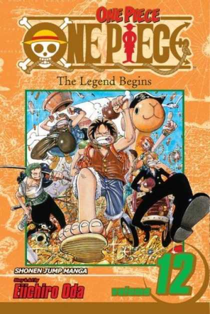 Bestselling Comics (2006) - One Piece, Volume 12 (One Piece (Graphic Novels)) by Eiichiro Oda - One Piece - Skull - The Legend Begins - Eiichiro - Oda