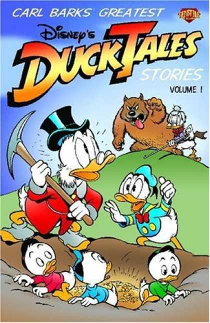 Bestselling Comics (2006) - Disney Presents Carl Barks' Greatest DuckTales Stories Volume 1 by Carl Barks - Uncle Scrooge - Bear - Old Lady - Rifle - Pickaxe