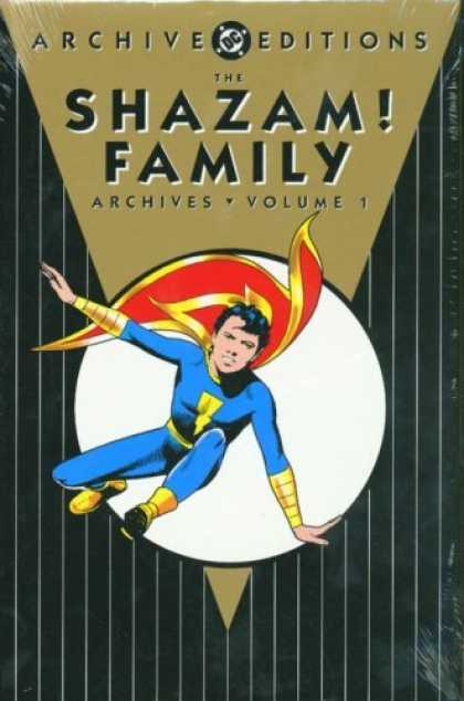 Bestselling Comics (2006) - Shazam! Family Archives: Volume 1 (Archive Editions (Graphic Novels)) by Otto Bi - Parrellel Lines - White Circle - Archive - Cape With Lightning Bolt - Gold Bracers