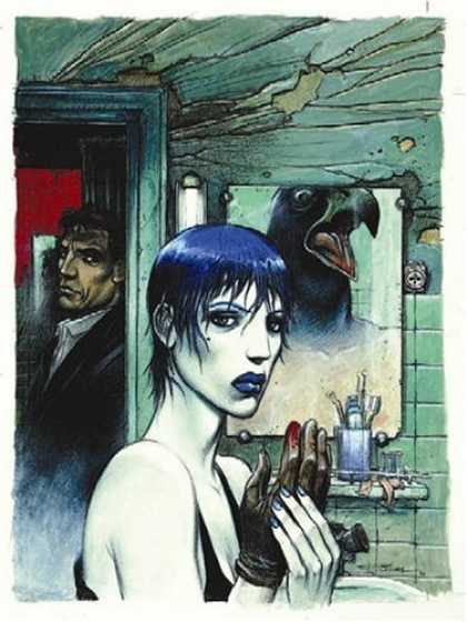 Bestselling Comics (2006) - The Nikopol Trilogy by Enki Bilal - Mirror - Glove - Bathroom - Bird - Man