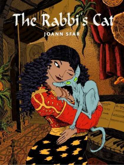 Bestselling Comics (2006) - The Rabbi's Cat by Joann Sfar - One Beautiful Woman - Nice Hair Style - Carpet - Music Notes - Joann Sfar