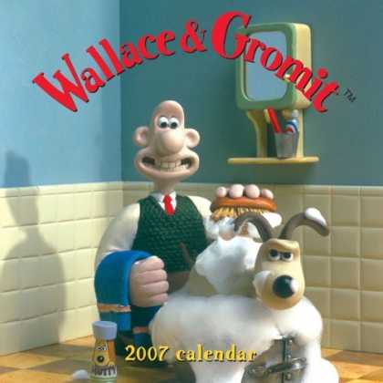 Bestselling Comics (2006) - Wallace & Gromit 2007 Wall Calendar by Chronicle Books LLC Staff - Wallace - Gromit - 2007 Calendar - Towel - Brush