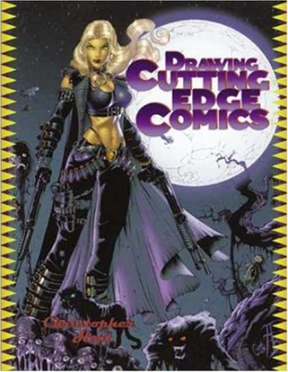 Bestselling Comics (2007) - Drawing Cutting Edge Comics by Christopher Hart - Black Cat - Moon - Twisted Branches - Blonde - Night Sky