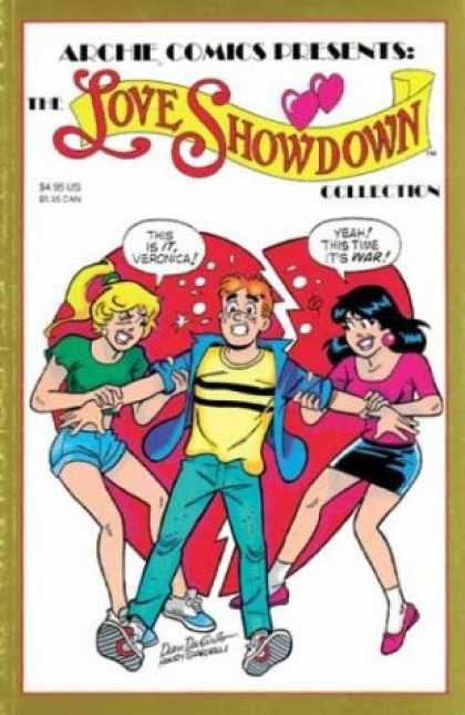 Bestselling Comics (2007) - Archie Comics Presents: The Love Showdown Collection (Archie Americana Series) b - Archie - Veronica - Broken Heart - Tug Of War - Love