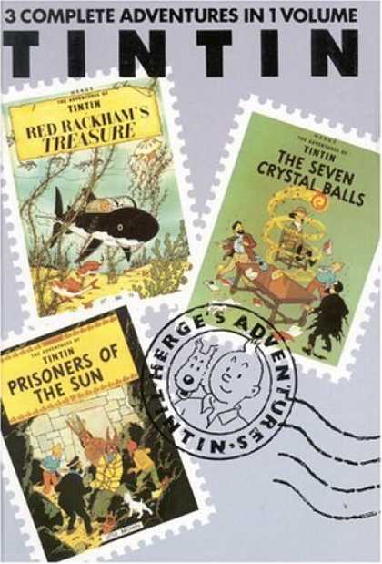 Bestselling Comics (2007) - The Adventures of Tintin - Red Rackham's Treasure / The Seven Crystal Balls / Pr - Treasure - Crystal Balls - Seven - Prisoners - Sun