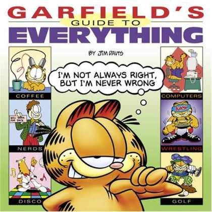 Bestselling Comics (2007) - Garfield's Guide to Everything (Garfield) by Jim Davis - Jim Davis - Coffee - Nerds - Computers - Golf