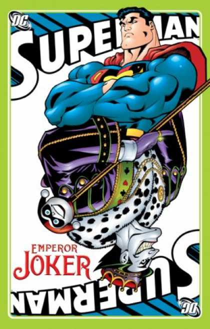 Bestselling Comics (2007) - Superman: Emperor Joker by Jeph Loeb - Muscled - Joker - Superman - Cards - Ruler