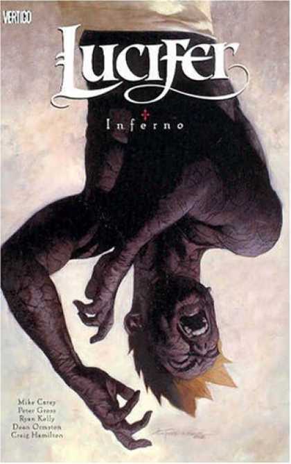 Bestselling Comics (2007) - Lucifer: Inferno - Volume 5 (Lucifer (Graphic Novels)) by Mike Carey - Devil - Fingernails - Hand - Fire - Teeth