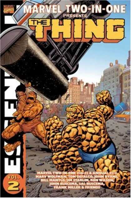 Bestselling Comics (2007) - Essential Marvel Two-In-One, Vol. 2 (Marvel Essentials) by Marv Wolfman - Thing - Fantastic - Four - Flats - City