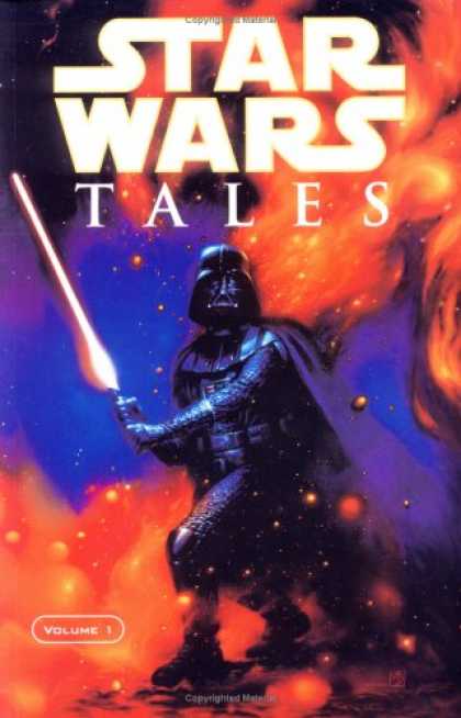 Bestselling Comics (2007) - Star Wars Tales, Vol. 1 - Star Wars Tales - Glowing - Space - Light Saber - Darth Vader