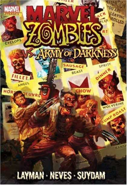 Bestselling Comics (2007) - Marvel Zombies/Army Of Darkness HC by John Layman - Monster - Skull - Horror - Chainsaw - Layman