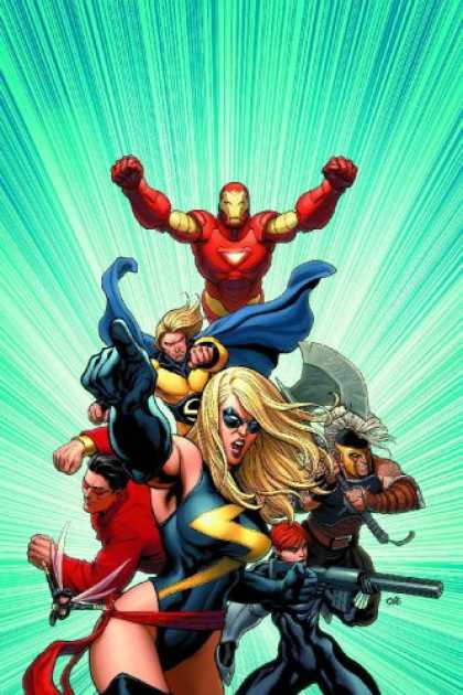 Bestselling Comics (2007) - Mighty Avengers Volume 1 Premiere HC by Brian Michael Bendis - Fists - Blonde - Superheroes - Female - Gloves