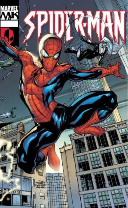 Bestselling Comics (2007) - Marvel Knights Spider-Man by Mark Millar - Sider Man - Marvel - Web - Supergirl - Buildings