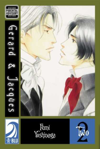 Bestselling Comics (2007) - Gerard & Jacques Volume 2: (Yaoi) by Fumi Yoshinaga - Parental Advisory - Gerard And Jacques - Two Guys - Two 2 - Red Bow Tie