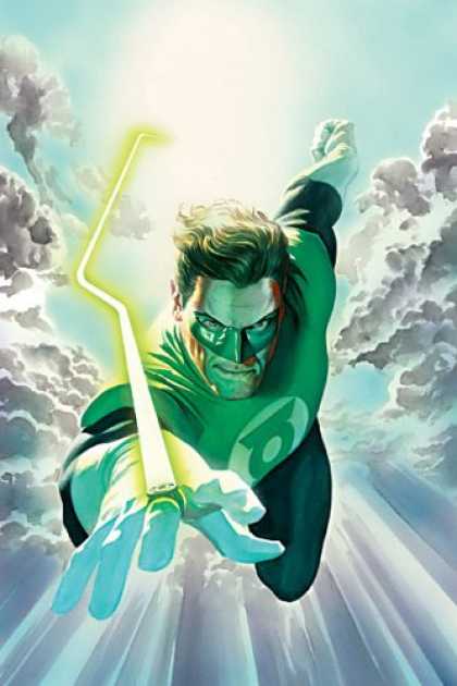 Bestselling Comics (2007) - Green Lantern Vol. 1: No Fear by Geoff Johns - Superman - Mask - Light - Flying - Fingers