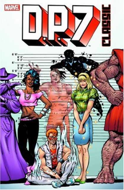 Bestselling Comics (2007) - D.P. 7 Classic Volume 1 TPB by Mark Gruenwald - One Stong Men - One Hat - One Ghost - Two Girls - One Young Man Is Sitting