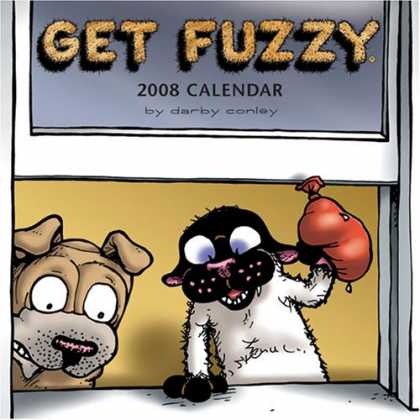 Bestselling Comics (2007) - Get Fuzzy: 2008 Mini Wall Calendar by Darby Conley - Get Fuzzy - 2008 Calender - Darby Conley - Dog - Cat
