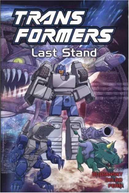 Bestselling Comics (2007) - Transformers, Vol. 10: Last Stand by Bob Budiansky - Robot Battles - Last Stand - Budiansky - Delbo - Fern