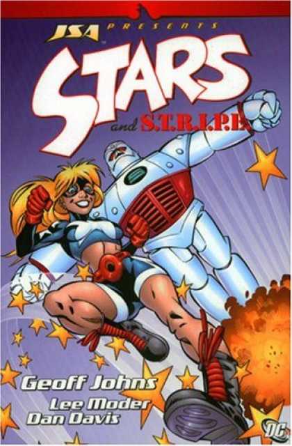 Bestselling Comics (2007) - JSA Presents: Stars and S.T.R.I.P.E. by Geoff Johns - Robot
