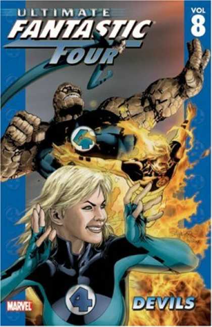 Bestselling Comics (2007) - Ultimate Fantastic Four, Vol. 8: Devils by Mike Carey - Vol 8 - Ultimate - Thing - Human Torch - Devils
