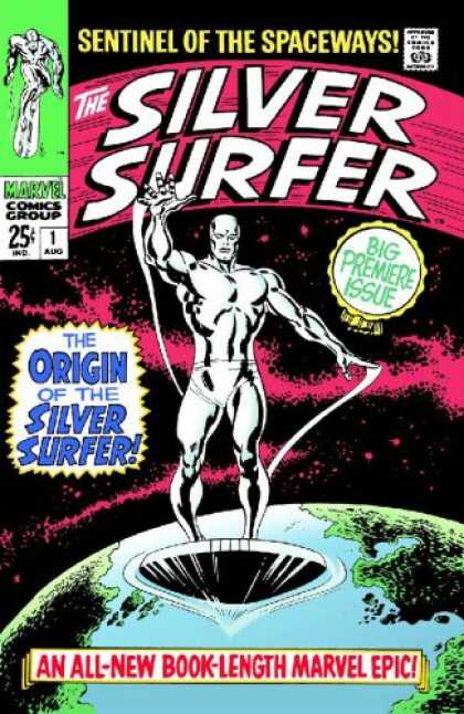 Bestselling Comics (2007) - Silver Surfer Omnibus, Vol. 1 by Stan Lee - Sentinel Of The Spaceways - Silver Surfer - Origin Of The Silver Surfer - Issue Number 1 - 25 Per Comic