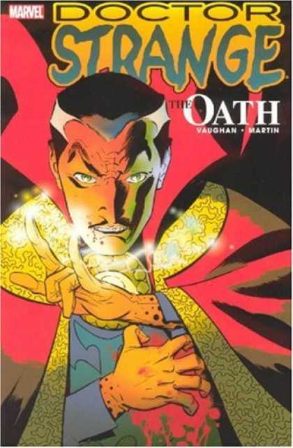 Bestselling Comics (2007) - Doctor Strange: The Oath (New Avengers) by Brian K. Vaughan - Vampire - Widows Peak - Shiny - Glowing - Golden