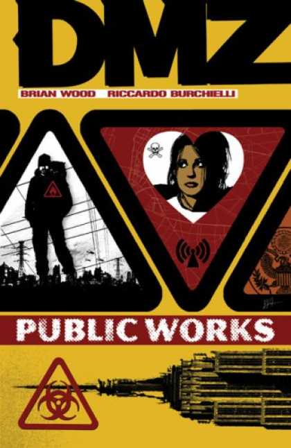 Bestselling Comics (2007) - DMZ Vol. 3: Public Works by Brian Wood - Towers - Masked Men - Women - Danger - Network