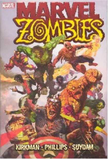 Bestselling Comics (2007) - Marvel Zombies by Robert Kirkman - Kirkman - Phillips - Hulk - The Thing - Captain America
