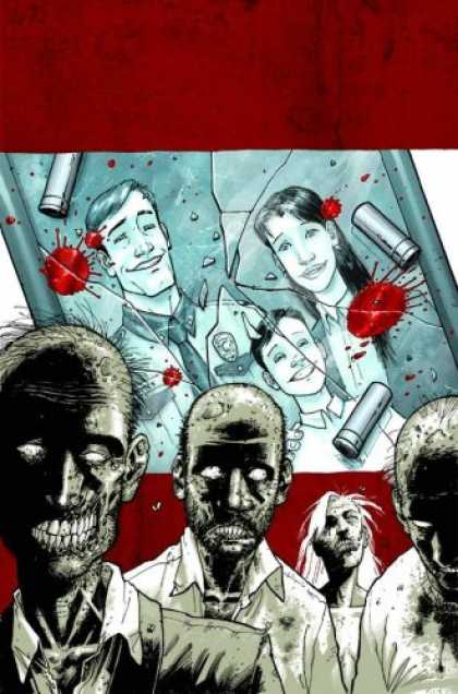Bestselling Comics (2007) - The Walking Dead, Vol. 1: Days Gone Bye by Robert Kirkman - Zombie - Photo - Bullet - Blood - Glass