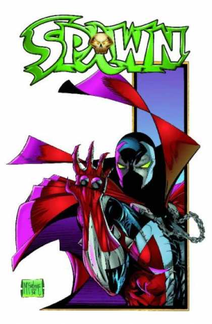 Bestselling Comics (2007) - Spawn Collection Volume 3 (Spawn Collection) by Todd McFarlane - Macfarlane - Red And Purple - Spawn - Intense - Green And White Logo