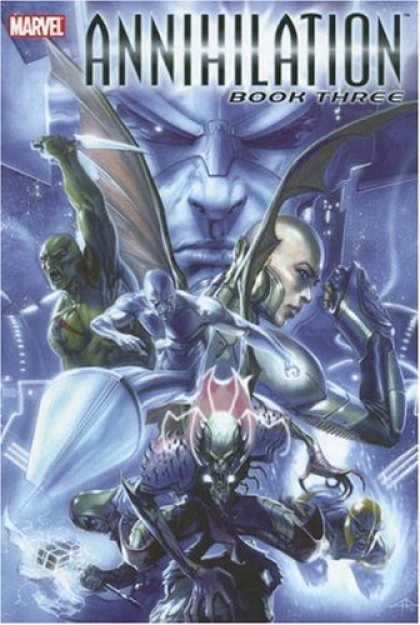 Bestselling Comics (2007) - Annihilation, Book 3 (Marvel Comics) by Keith Giffen - Marvel - Annihilation Book Three - Cyborg - Silver Surfer - Knife
