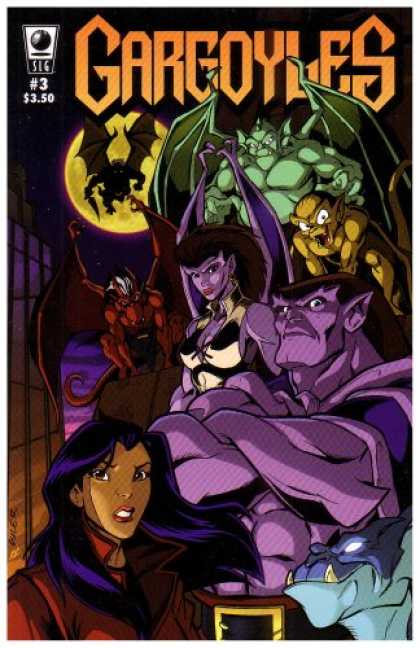 Bestselling Comics (2007) - Gargoyles #3 by Greg Weisman - Gargoyles - Superlady - Slg Part 3 - Night Riders - Adventure In Night