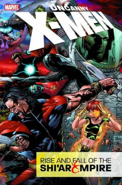 Bestselling Comics (2007) - Uncanny X-Men: Rise & Fall of the Shi'ar Empire by Ed Brubaker - Uncanny X-men - Rise And Fall - Rise And Fall Of The Shiar Empire - God My Head Hurts - Armageddon