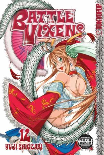 Bestselling Comics (2007) - Battle Vixens Volume 12 (Battle Vixens) by Yuji Shiozaki - Battle Vixens - Tokyopop - 12 Yugi Shiozaki - Serpent - Parental Advisory