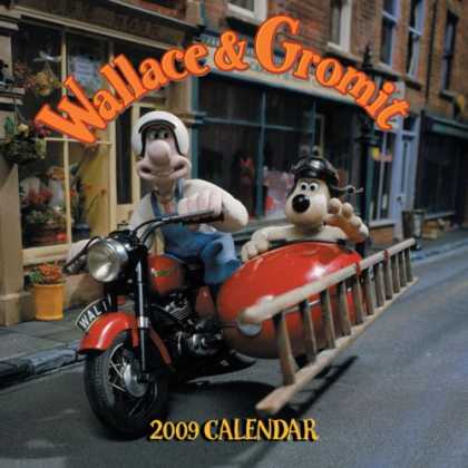Bestselling Comics (2008) - Wallace & Gromit 2009 Wall Calendar by Aardman Animations