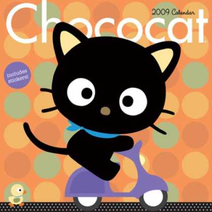 Bestselling Comics (2008) - Chococat 2009 Wall Calendar: (includes stickers) by Abrams - Chococat - 2009 Calendar - Stickers - Cat - Polka Dots