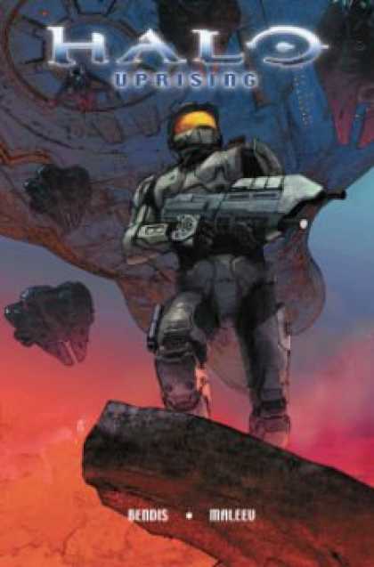 Bestselling Comics (2008) - Halo: Uprising by Brian Michael Bendis - Halo - Uprising - Soldier - Gun - Costume