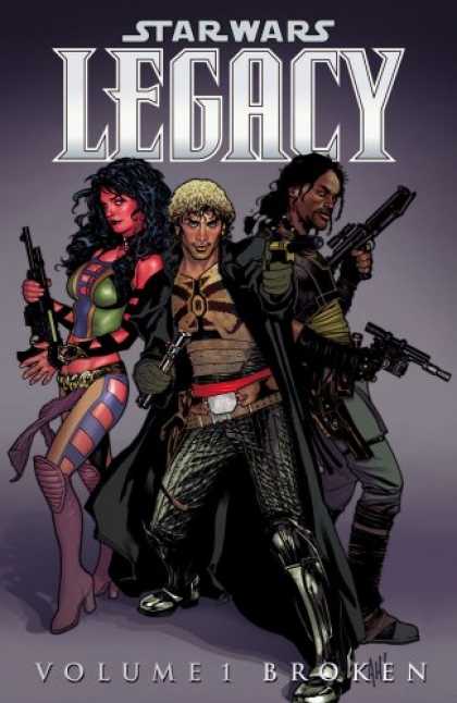 Bestselling Comics (2008) - Broken (Star Wars: Legacy, Vol. 1) (v. 1) by John Ostrander - Star Wars - Legacy - Volume Broken - Gun - Woman