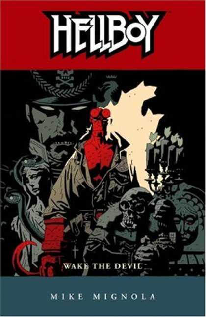 Bestselling Comics (2008) - Hellboy, Vol. 2: Wake the Devil (v. 2) by Mike Mignola - Creature - Red Devil - Action - Skull - Pirat