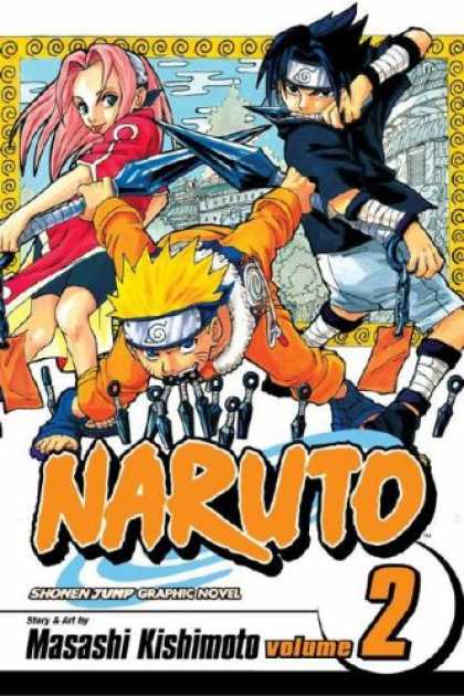 Bestselling Comics (2008) - Naruto, Volume 2 - Naruto - Volume 2 - Pink Hair - Swords - Head Bands