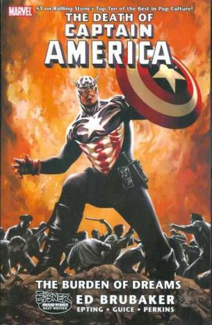 Bestselling Comics (2008) - The Death of Captain America, Vol. 2: The Burden of Dreams (v. 2) by Ed Brubaker - The Burden Of Dreams - Ed Brubaker - Epting - Guice - Perkins