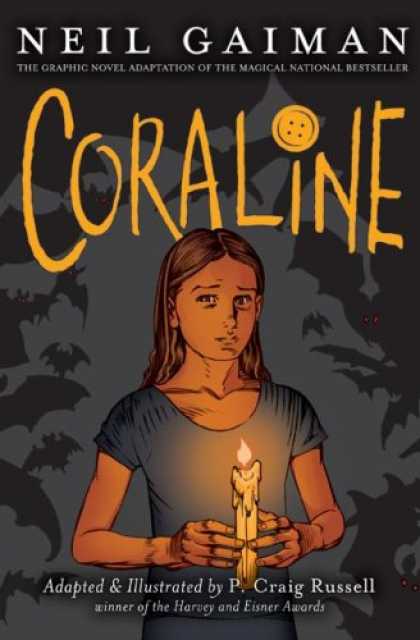 Bestselling Comics (2008) - Coraline Graphic Novel by Neil Gaiman