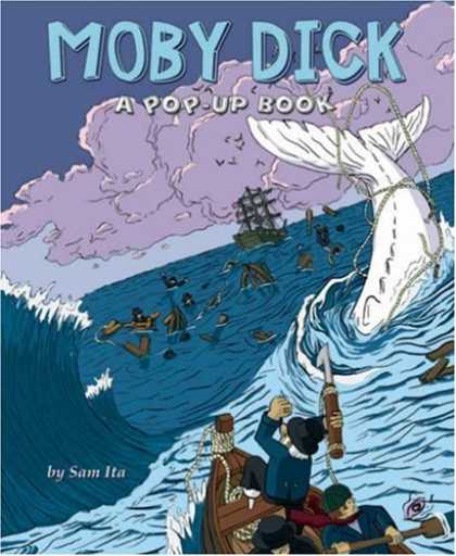 Bestselling Comics (2008) - Moby-Dick: A Pop-Up Book by Sam Ita - Sea - Big Fish - Ship - Water - A Pop-up Book