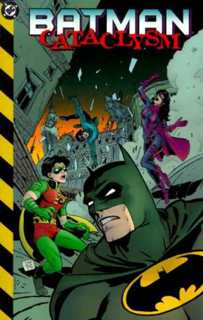 Bestselling Comics (2008) - Batman: Cataclysm (Prelude to No Man's Land) by Chuck Dixon - Robin - Superheroes - City - Falling - Destruction