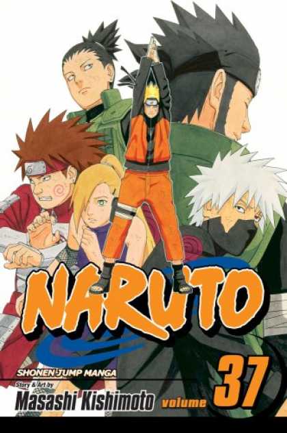 Bestselling Comics (2008) - Naruto, Volume 37: Naruto (Naruto (Graphic Novels)) (v. 37) - Shonenjumo Manga - Masashi Kishimoto - Volume 37 - Yellow Hair - White Hair