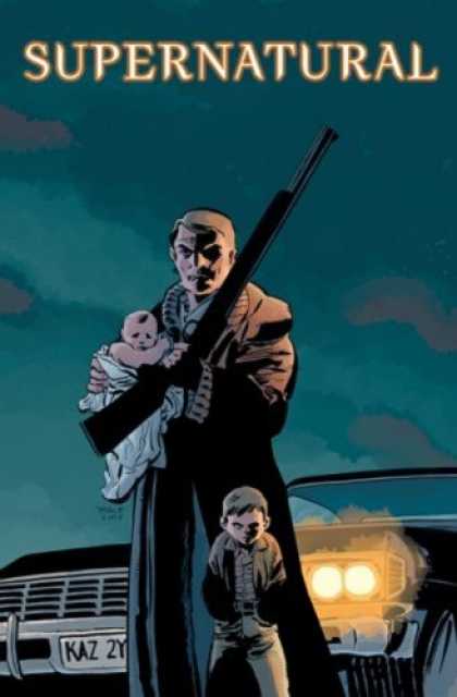 Bestselling Comics (2008) - Supernatural: Origins by Peter Johnson - Supernatural - Baby - Rifle - Car - Trench Coat
