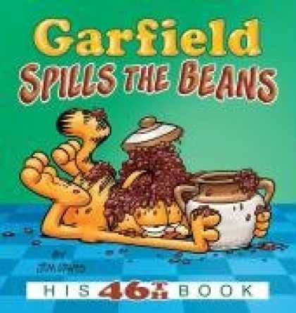 Bestselling Comics (2008) - Garfield Spills the Beans: His 46th Book by Jim Davis - Spills The Beans - Garfield - His 46th Book - Cat - A Jar