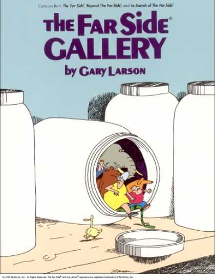 Bestselling Comics (2008) - The Far Side Â® Gallery by Gary Larson - Bottled In - Escape To Freedom - Trauma In A Jar - Troubled Times - Pain In The Pint