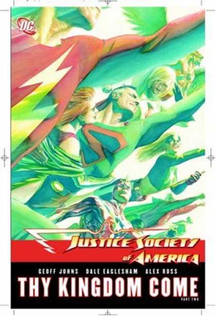 Bestselling Comics (2008) - Justice Society of America: Thy Kingdom Come, Part 2 by Alex Ross - Superman - Thy Kingdom Come - Heroes - The Flash - Flight